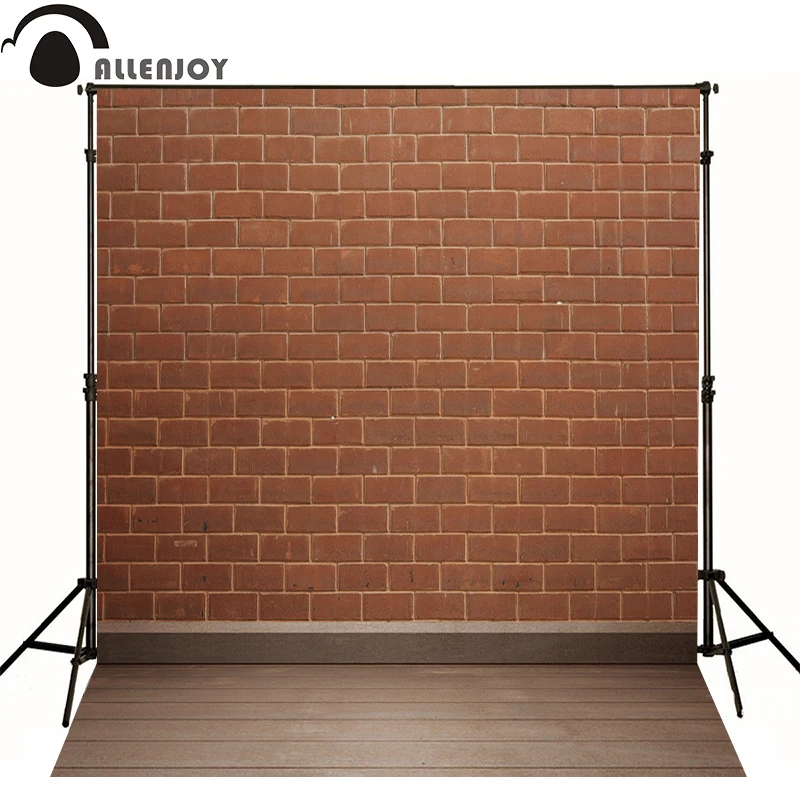 AllEnjoy фотофоны темно-красный кирпич Пол Мозаика Дети фотостудия профессиональная