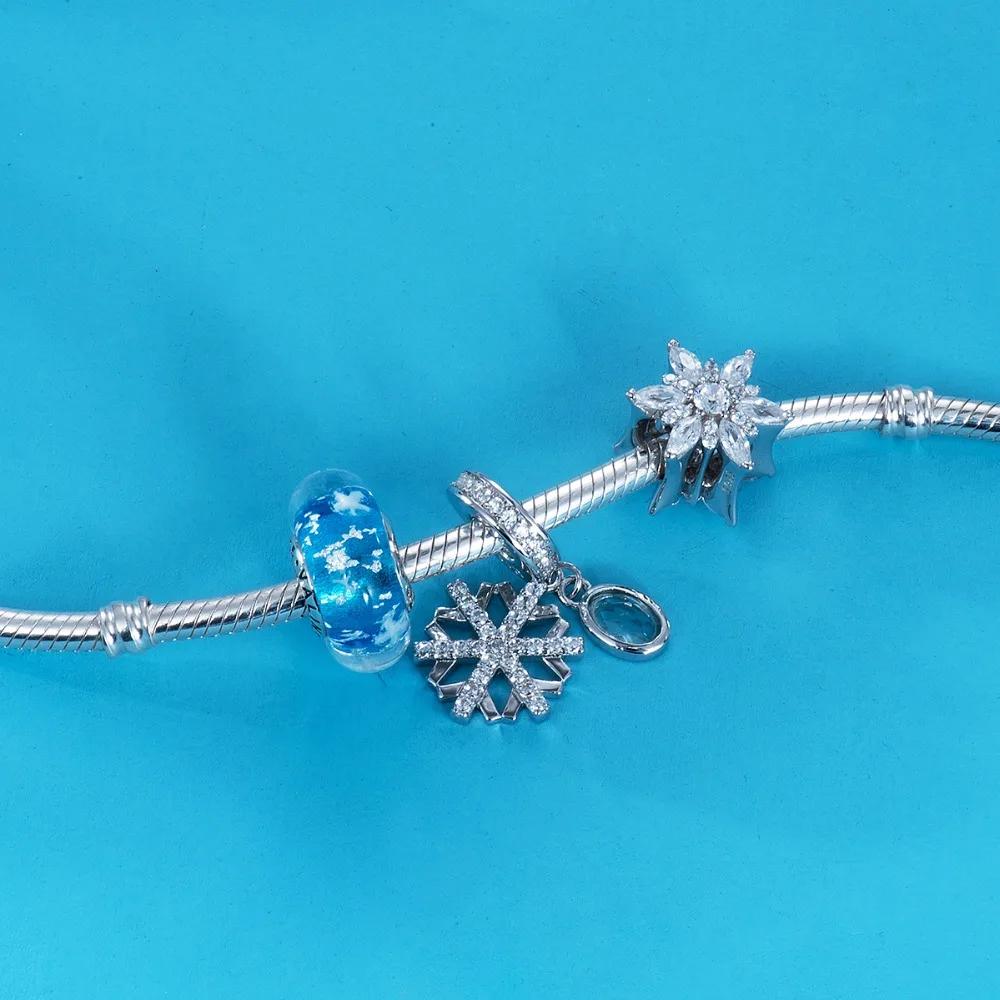 Зимние подвески подходят для браслетов никогда не меняют цвет DDBJ009 | Украшения и