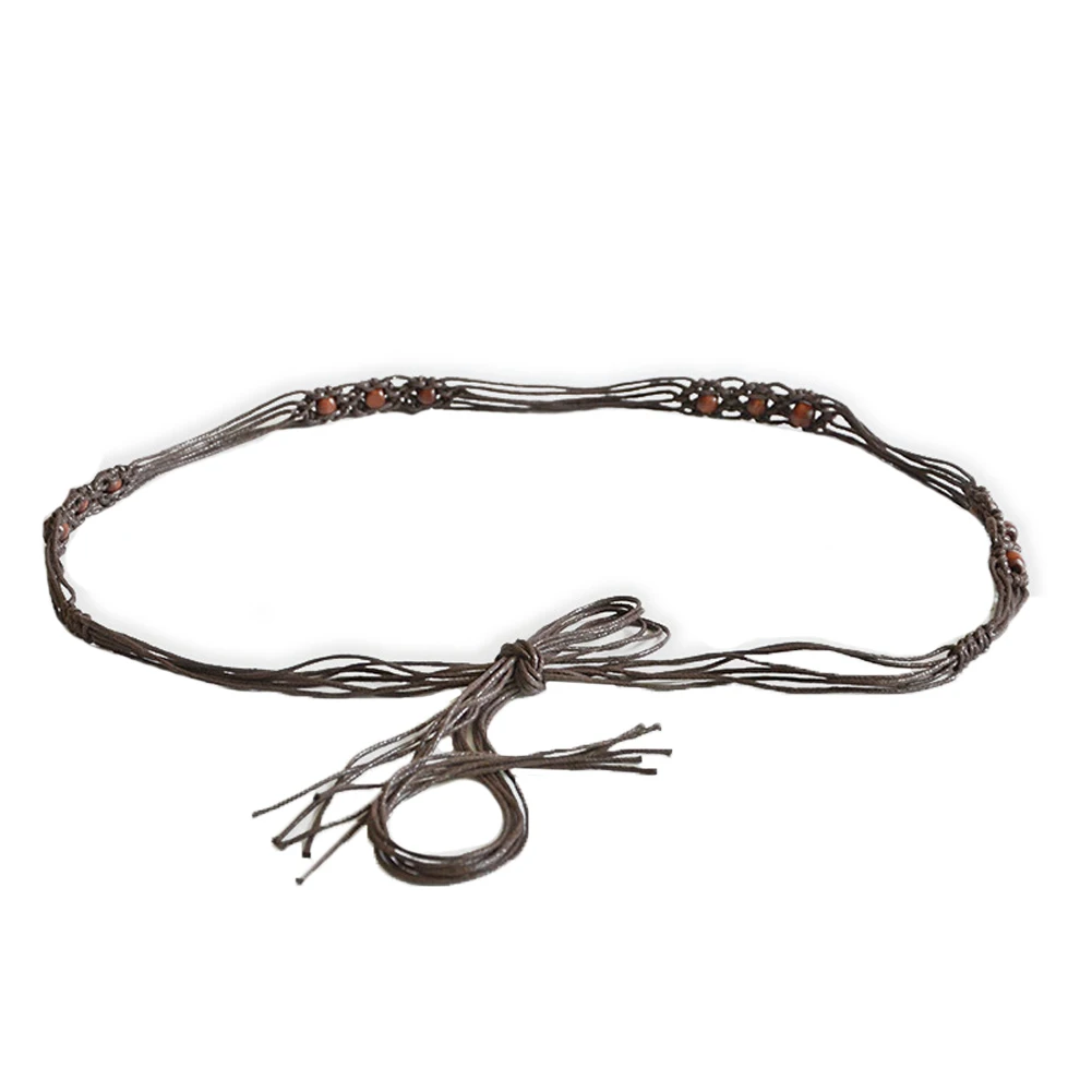 SANWOOD/в богемном стиле ручной работы из бисера Плетеный женский ремень кисточки