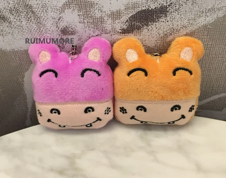 Плюшевая игрушка в виде бегемота 4 5 см цвета|dumpling plush|stuffed dolltoys for bouquets |