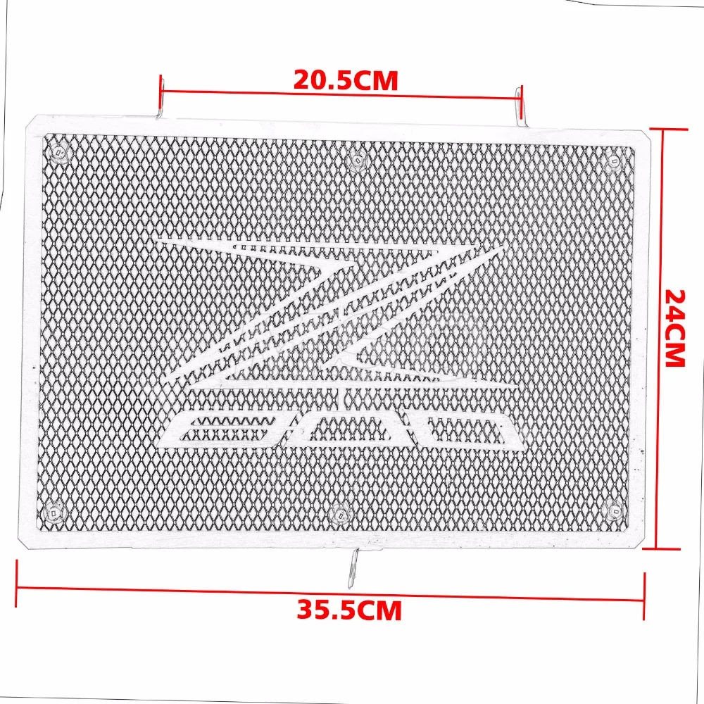 Motorcycle Stainless Steel RADIATOR GUARD COVER Grill Protector Fit For Kawasaki z800 Z800 Z 800 2013 2014 2015 2016 | Автомобили и