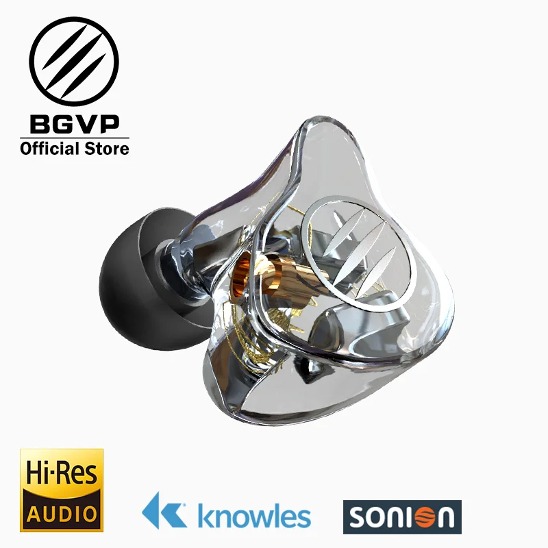 Наушники вкладыши BGVP DM7 6BA Hi Fi наушники новинка 2019 настроить IEM Knowles Sonion Drivers IEMs Studio