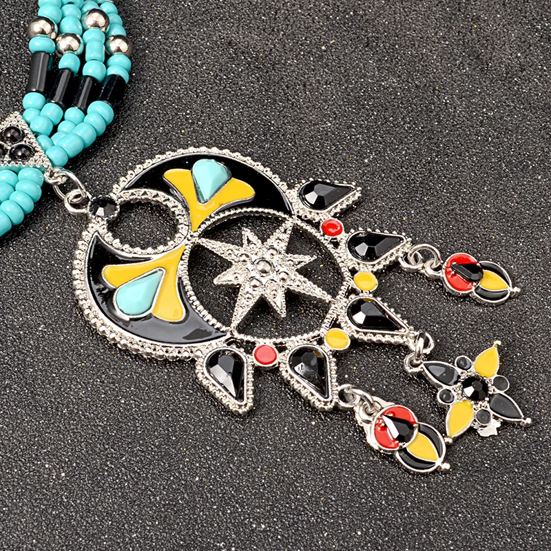 Женское богемное ожерелье UDDEIN винтажное чокер в этническом стиле вечерние