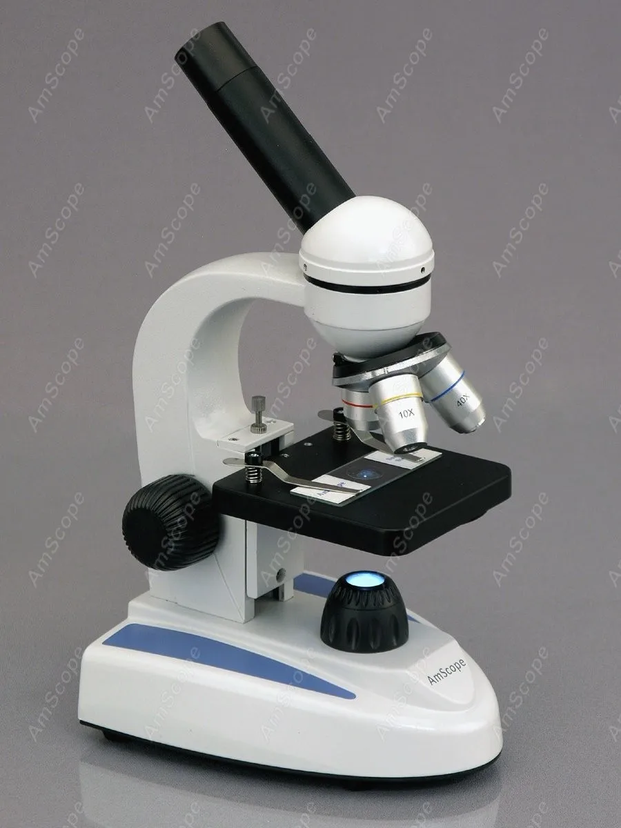 Биологический составной Микроскоп-поставка AmScope 40X-1000X Студент Дети
