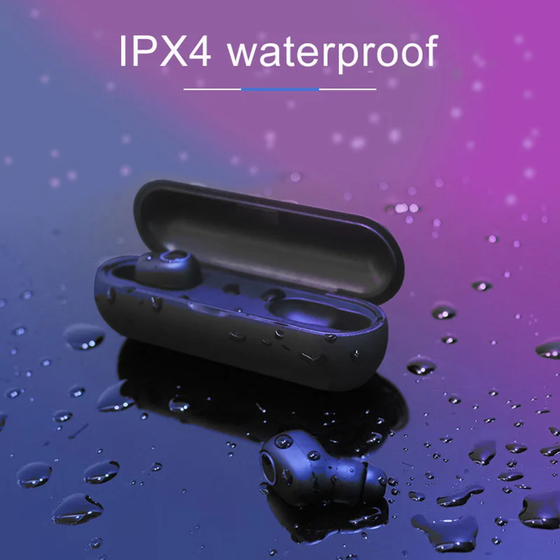 1 пара Bluetooth наушников спортивные водонепроницаемые стереонаушники вкладыши