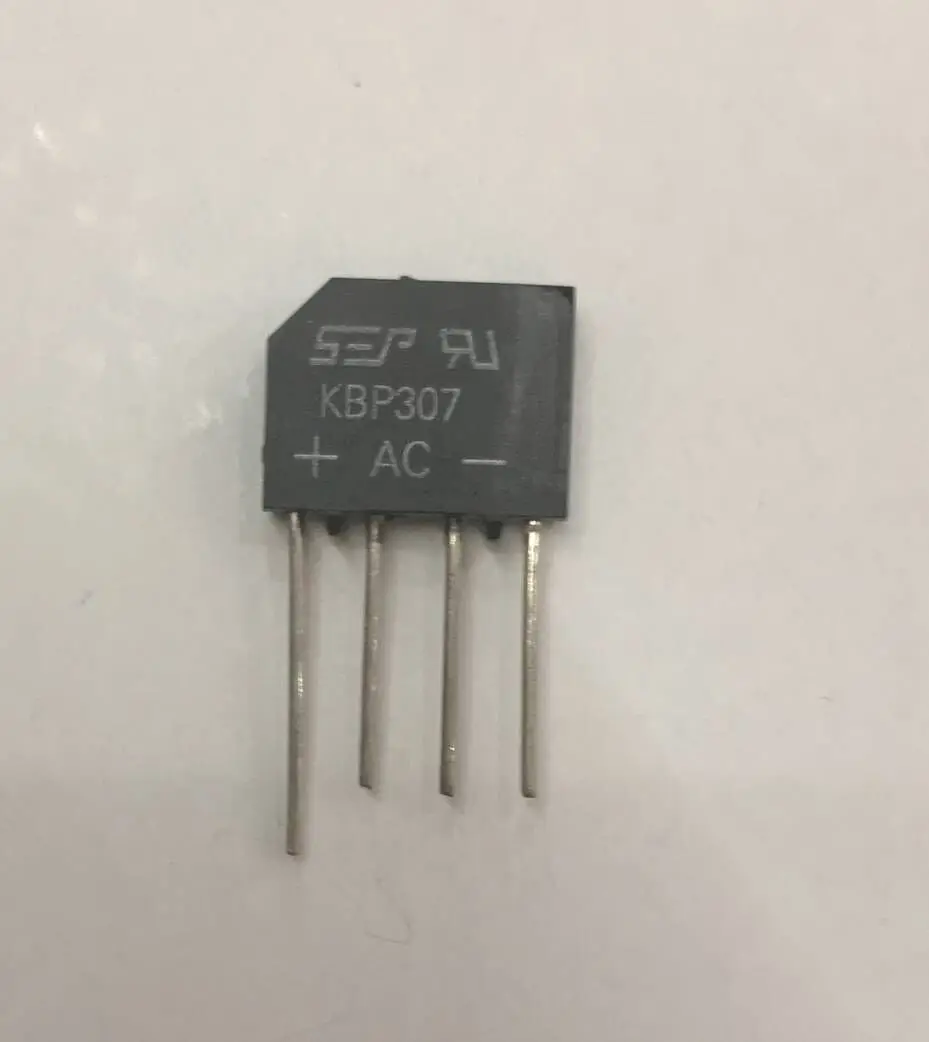 50 шт./лот KBP307 3A 1000V Выпрямительный диодный мост, KBP307 Новый