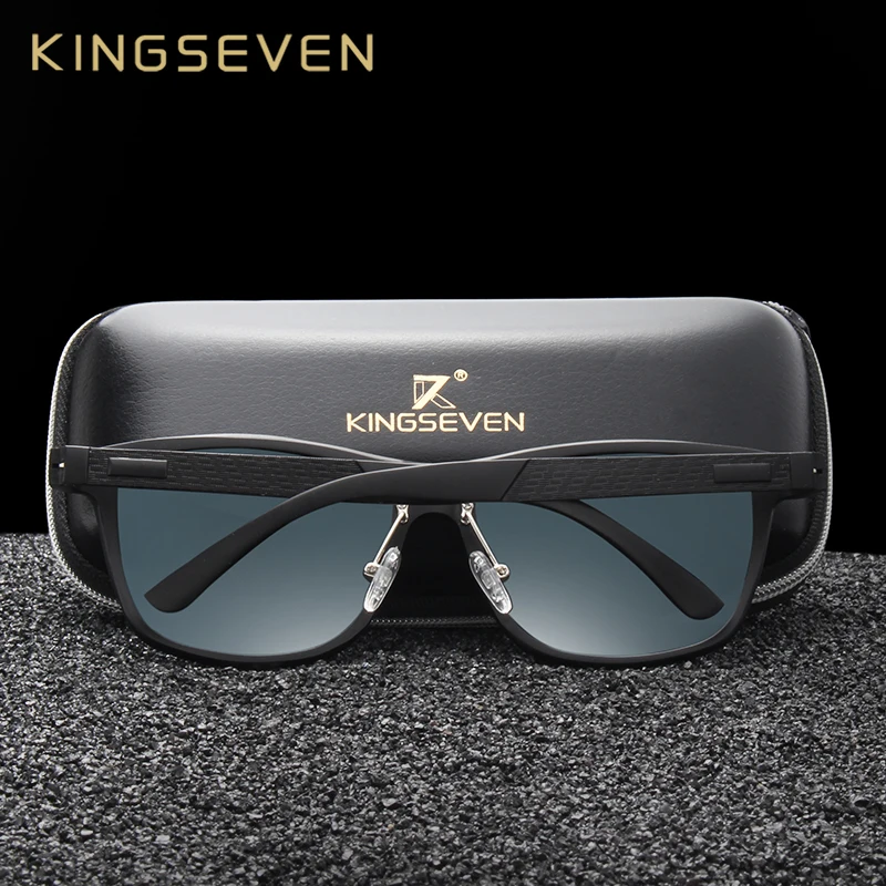 KINGSEVEN Ретро стиль солнцезащитные очки из алюминиево магниевого сплава