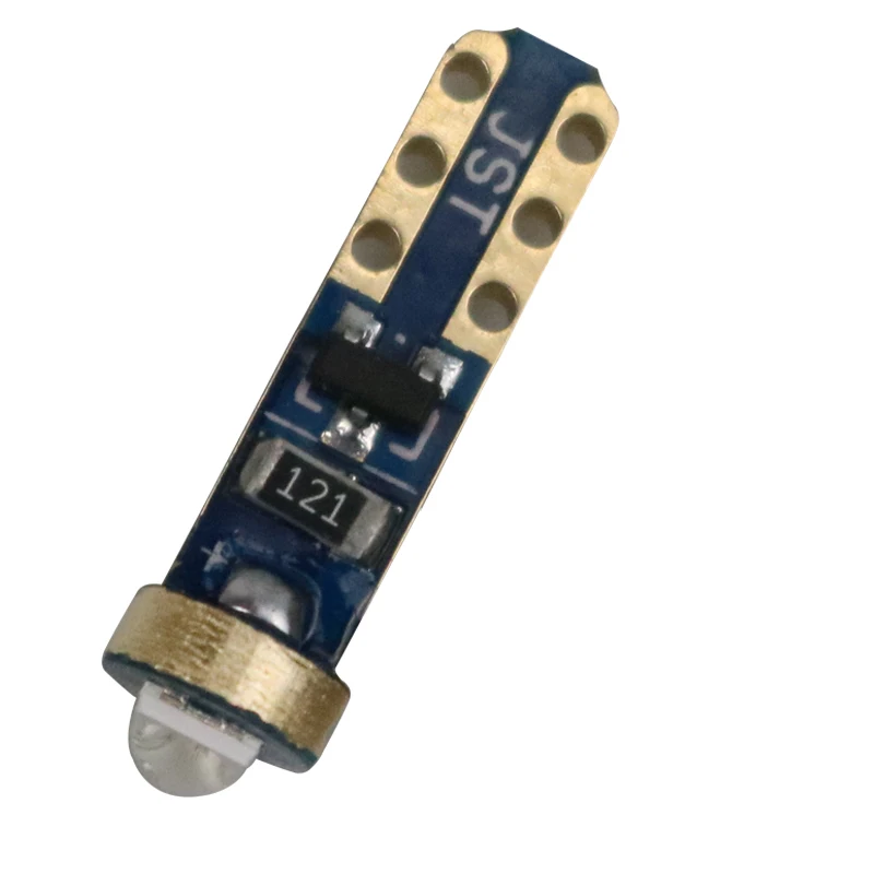 100 шт. Автомобильные светодиодные лампы T5 3030smd с клиновидным цоколем 6000