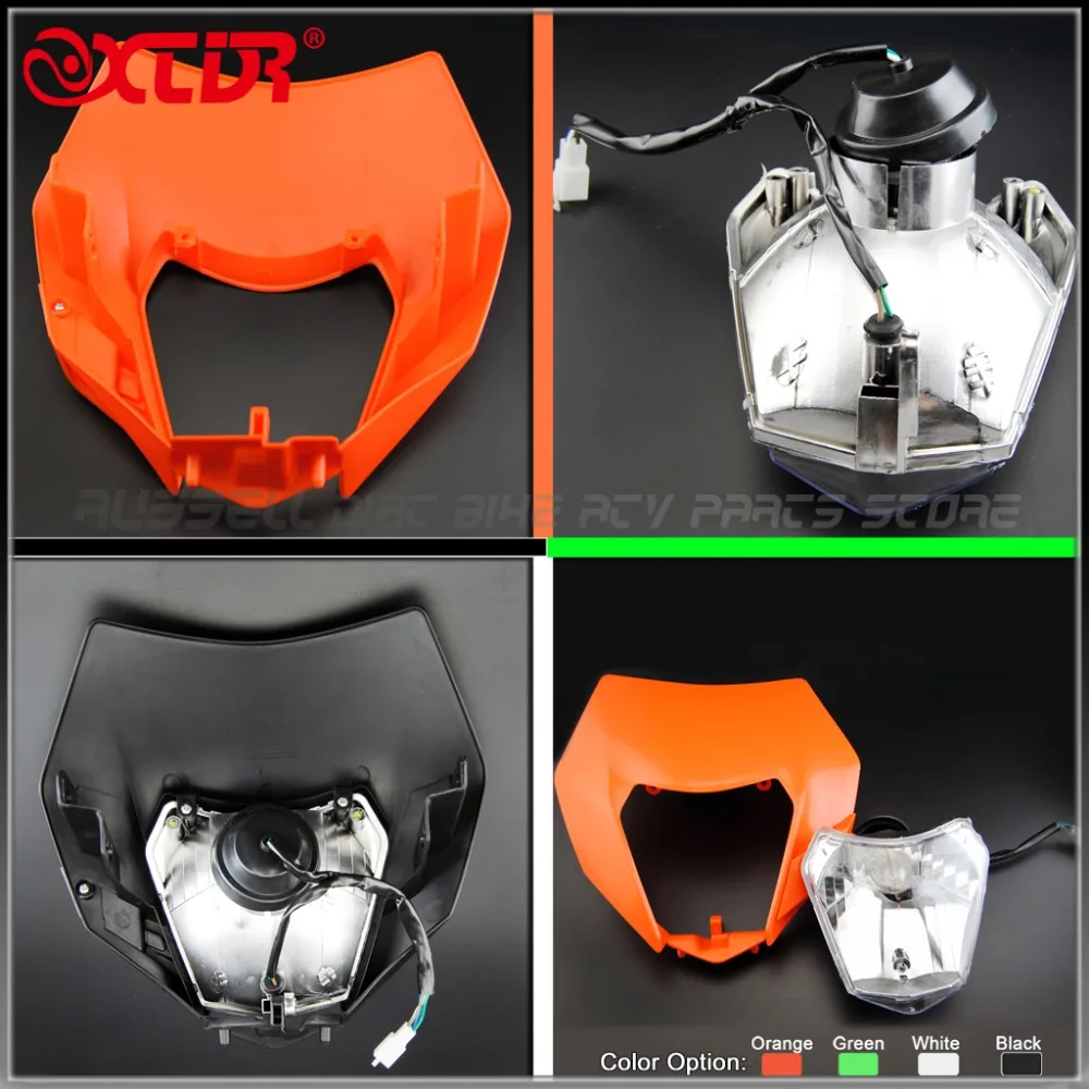 Фары головного света мотоцикла для KTM SX EXC XCF SXF SMR Street Fighter Supermoto Motocross 2016|head light