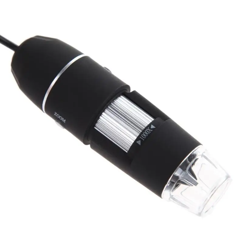 Цифровой микроскоп с USB 500X/800X/1000X8 светодиодный эндоскоп с увеличительной камерой 2 Мп+ подъемная стойка+ Калибровочная линейка