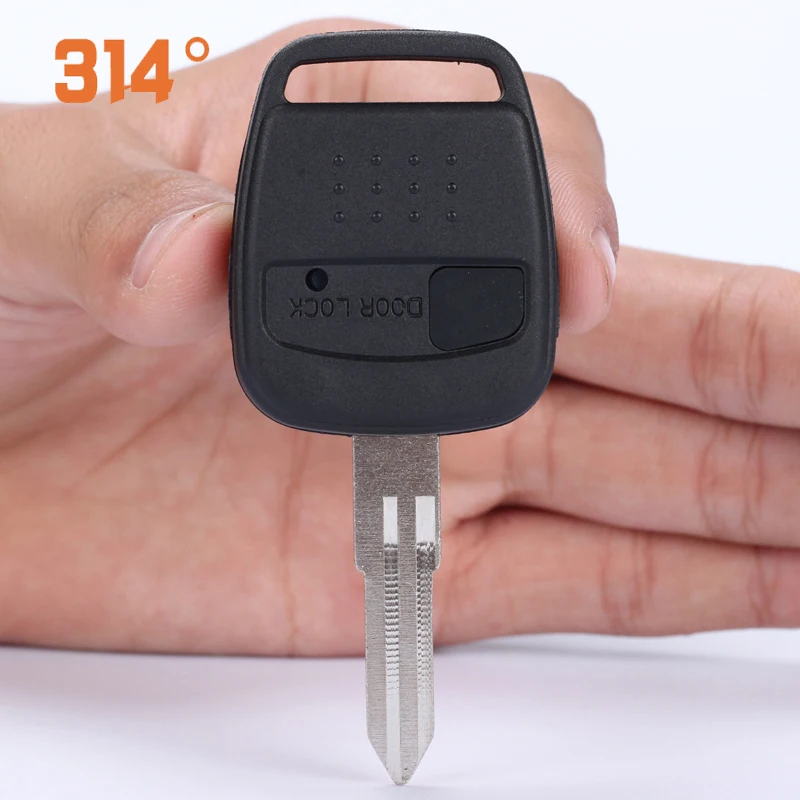 Черный Автомобильный ключ с одной кнопкой прямой пульт дистанционного