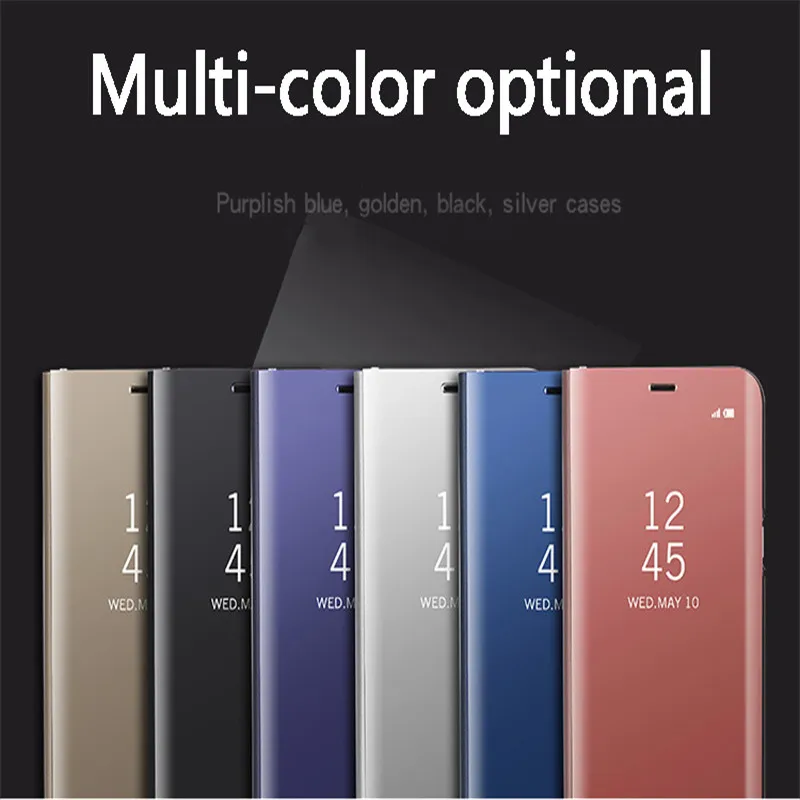 2018 продажи зеркальный Чехол С Откидывающейся Крышкой для samsung Galaxy 8 S6 S7 край S8 плюс