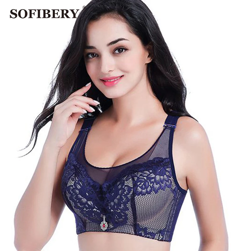 Sofibery бюстгальтер сексуальный плюс большой Размеры женщина MOX06|plus size women bra|plus brawomen