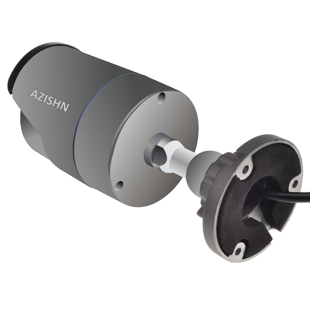 AZISHN ONVIF Проводная аудио IP камера 720P/960P/1080P H.264 Сетевая P2P микрофон захват
