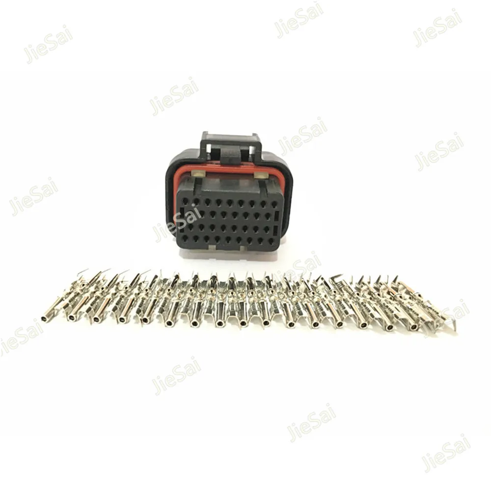 

34 Pin Female Tyco AMP Auto Oil Gas Connector Automotive Socket 4-1437290-1