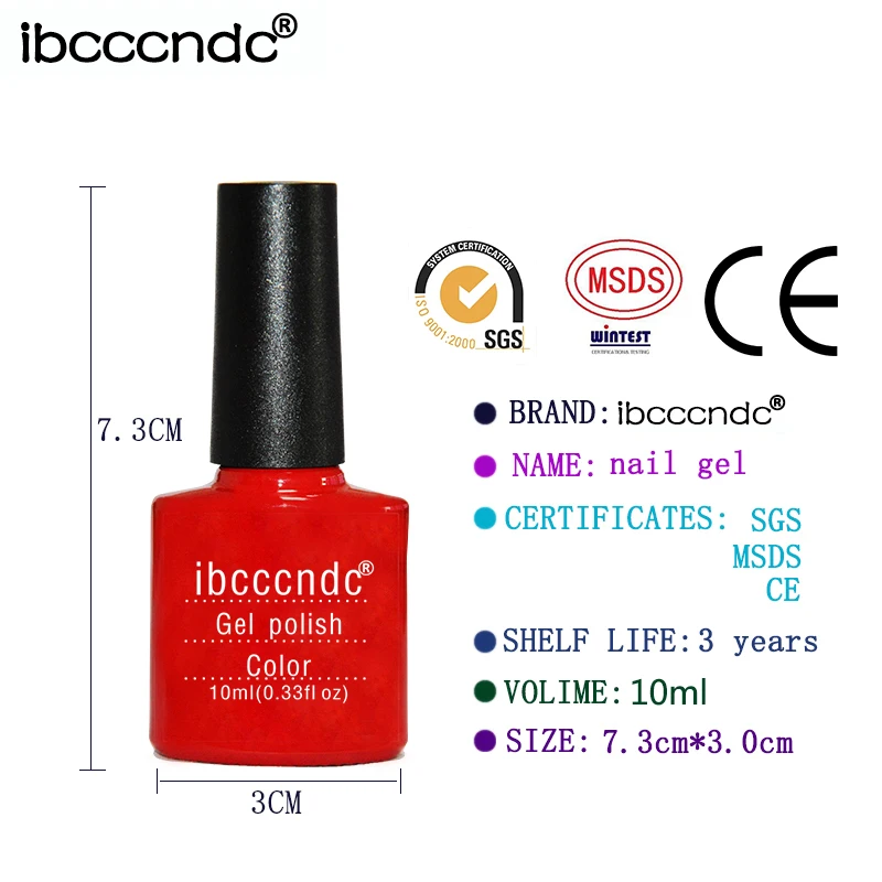 Гель лак для ногтей светодиодный 10 мл|gel polish soak off|led nail gel polishgel primer |