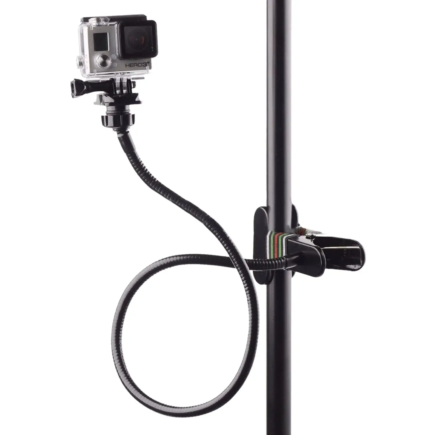 Длинная регулируемая шея + гибкий зажим для Gopro Hero 2 3 4 аксессуары|Чехлы экшн-камер|