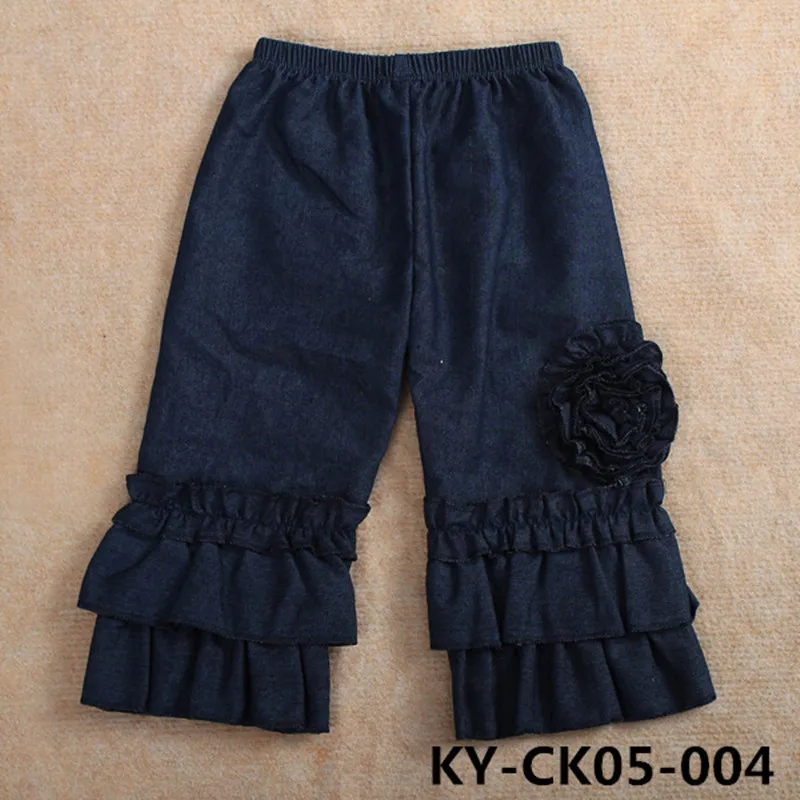 5 шт. детские джинсовые брюки с оборками|girls denim pants|pants kidskids pants |