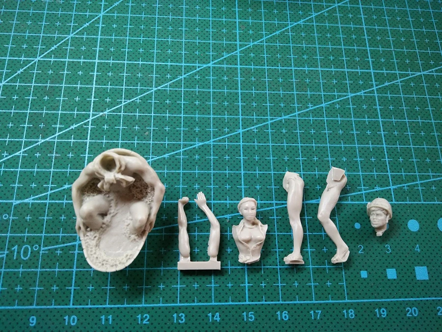 Сборочные неокрашенные весы 1/35 суббота ночь Ванна Hooch фигура история Смола