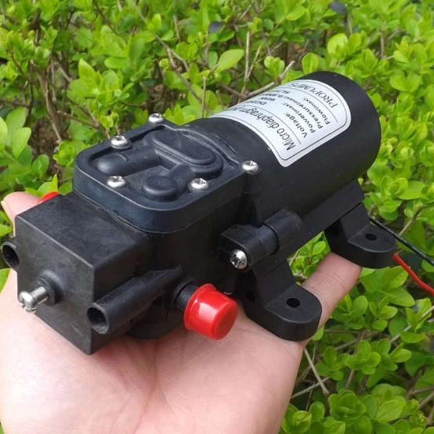 Diaphragm Pump DC 24V 60W motor 5L/Min 0.8Mpa Household Self-Priming High Pressure Water Pumps Booster Circulating | Обустройство