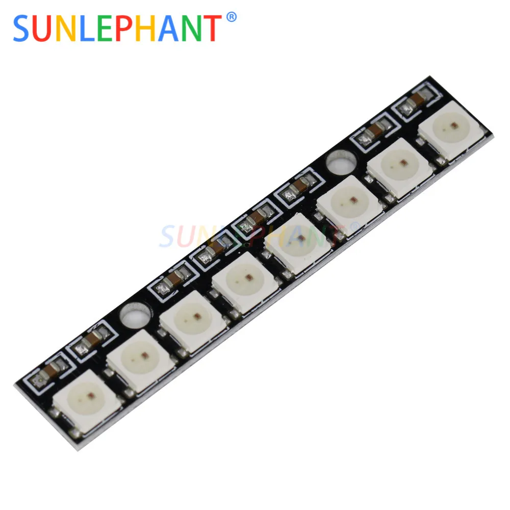 8 канальный WS2812 5050 RGB светодиодные лампы|Интегральные схемы| |