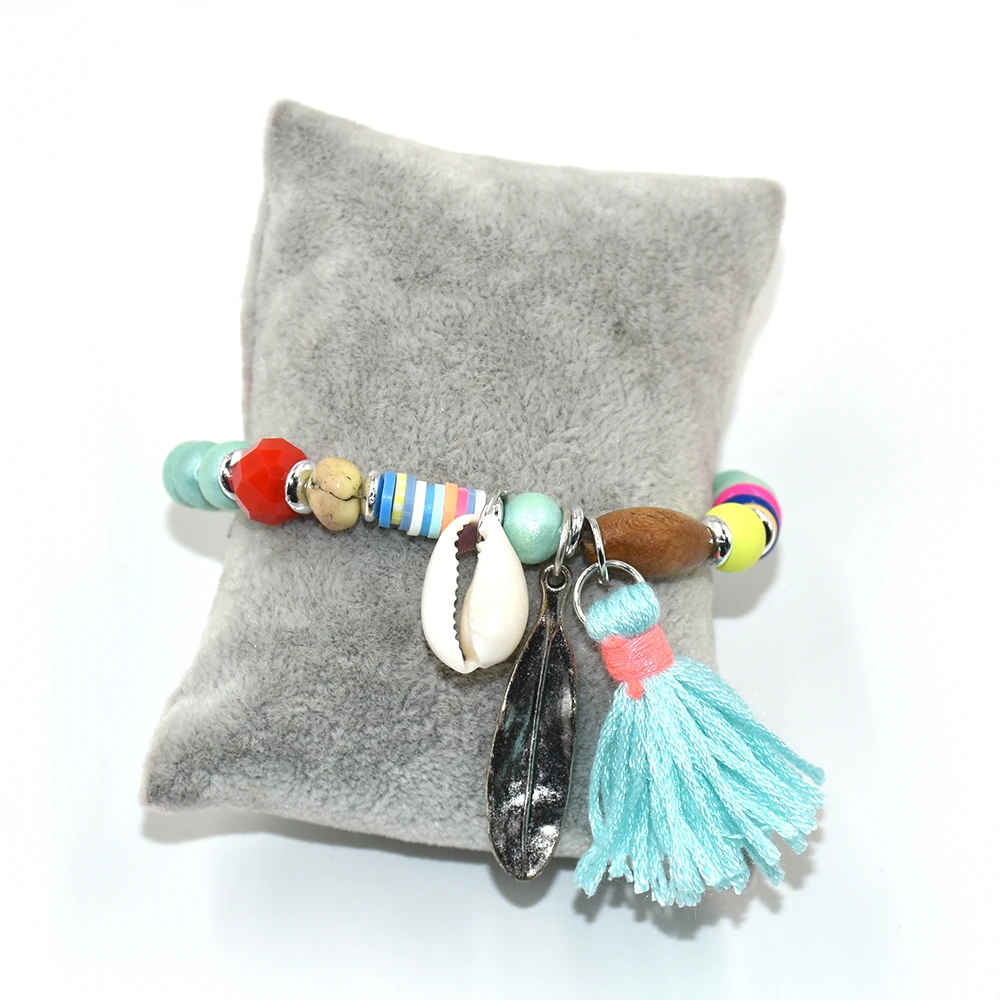 Новые европейские ювелирные изделия в стиле бохо браслет ручной работы из бисера