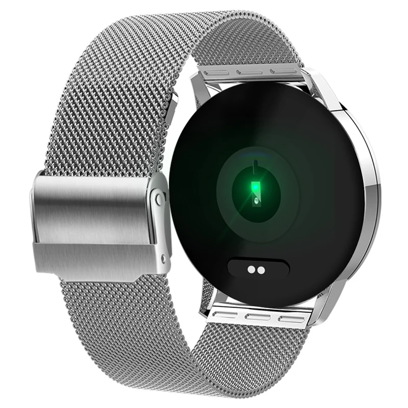 LIGE 2019 New Smart Fitness Bracelet Blood Pressure Heart Rate Monitor Waterproof Women Wristband Metal Strap Men Watch Sport |