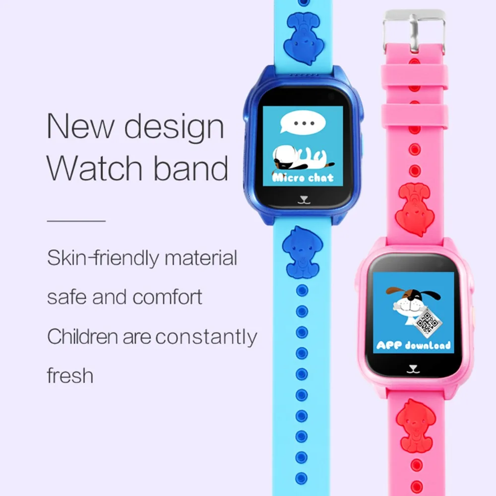 Детские умные часы с gps трекером водонепроницаемые детские для IOS Android мальчиков и