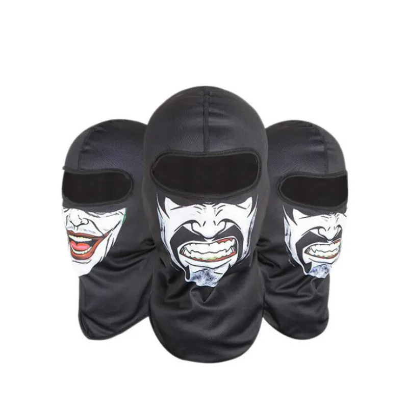 3D мотоциклетная Балаклава с черепом маска на все лицо теплый мотоциклетный шлем