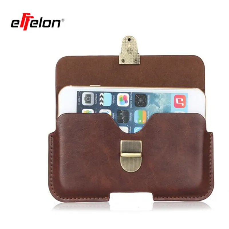 Effelon Спорт на открытом воздухе кожаный поясной ремень чехол сумка кобура для