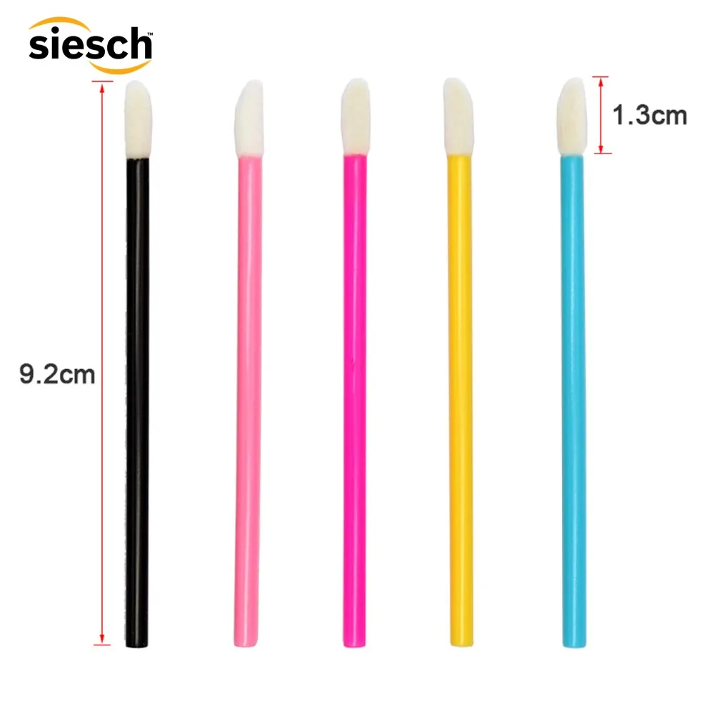 10 шт. одноразовая Кисть для макияжа губ ручка чистки губная помада палочки с