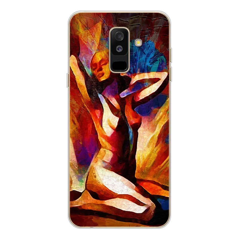 Чехлы Geruide para Для samsung Galaxy A6 plus a6+ Dual SIM pintado telefono caso samsung Galaxy A6 a6 - Цвет: RY-47