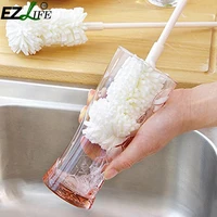 pp sponge wash cup brush cleaner white baby milk bottle brush easy to clean drawing bottle glass cup brush ezlife jk0032