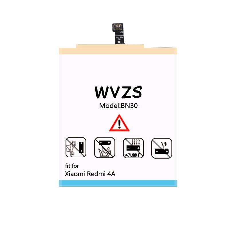 Wvzs 3900 мАч литий-полимерный аккумулятор большой емкости BN30 для Xiaomi Redmi 4A Redrice Hongmi
