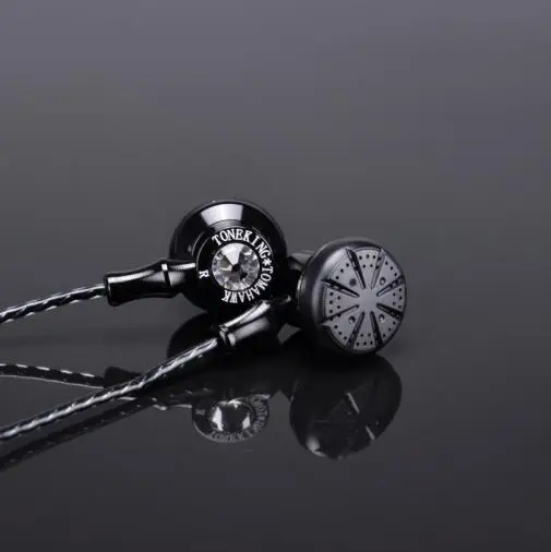 Musicmaker MrZ Tomahawk Z Hifi музыка в ухо наушники Плоские наушники сплав Мелодия наушники такие как арматура наушники MX985 - Цвет: Black with diamond