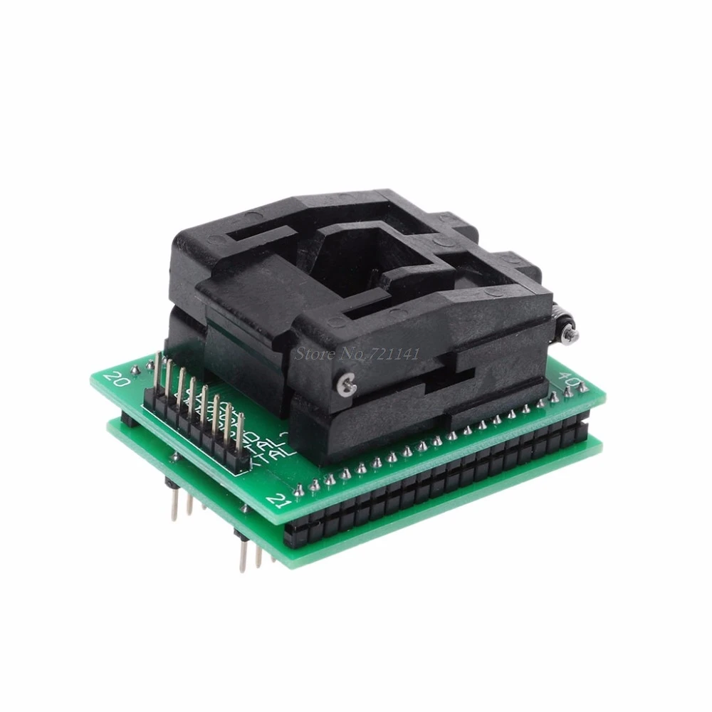 Адаптер программирования TQFP44 К DIP40 IC Socket STC Turn сиденье для записи Прямая