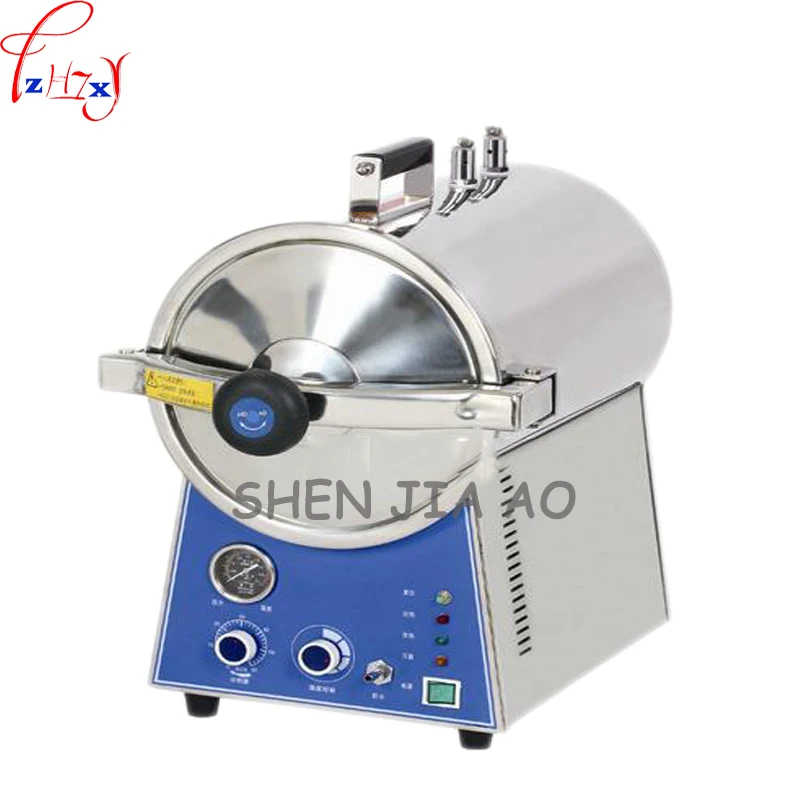 

1pc 24L stainless steel Desktop quick steam sterilizer dental oral disinfection cabinet sterilization pot pressure cooker