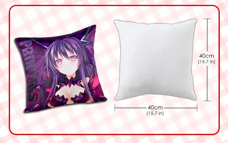 Подушка Квадратная Белая Аниме Dakimakura 40x40 см (15 7x15 7 дюйма)|inner pillow|pillow innerdakimakura inner |
