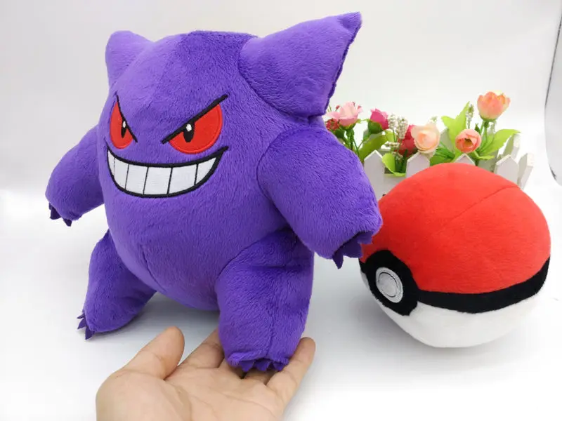 Покемон 2 шт. оригинальный Gengar красный мяч мягкая плюшевая игрушка кукла