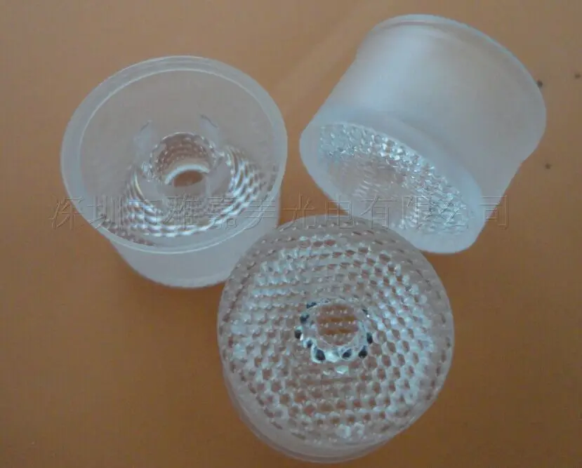 

High quality Led Waterproof lens 21.7mm 30 deg Bead surface, high power led lens