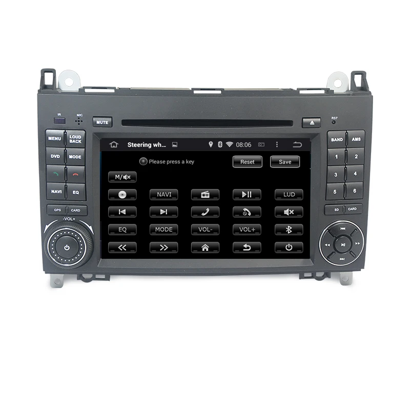 Четырехъядерный автомобильный ПК Android 7,1 для Mercedes/Benz Vito Viano Sprinter Crafter Bluetooth радио wifi 3g DVR SWcontrol USB SD карта