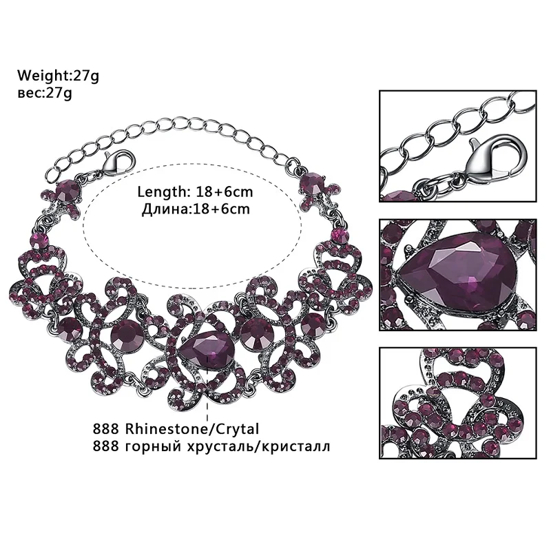 Mecresh благородный стиль винтажный цвет античный цинковый сплав Модные Ювелирные