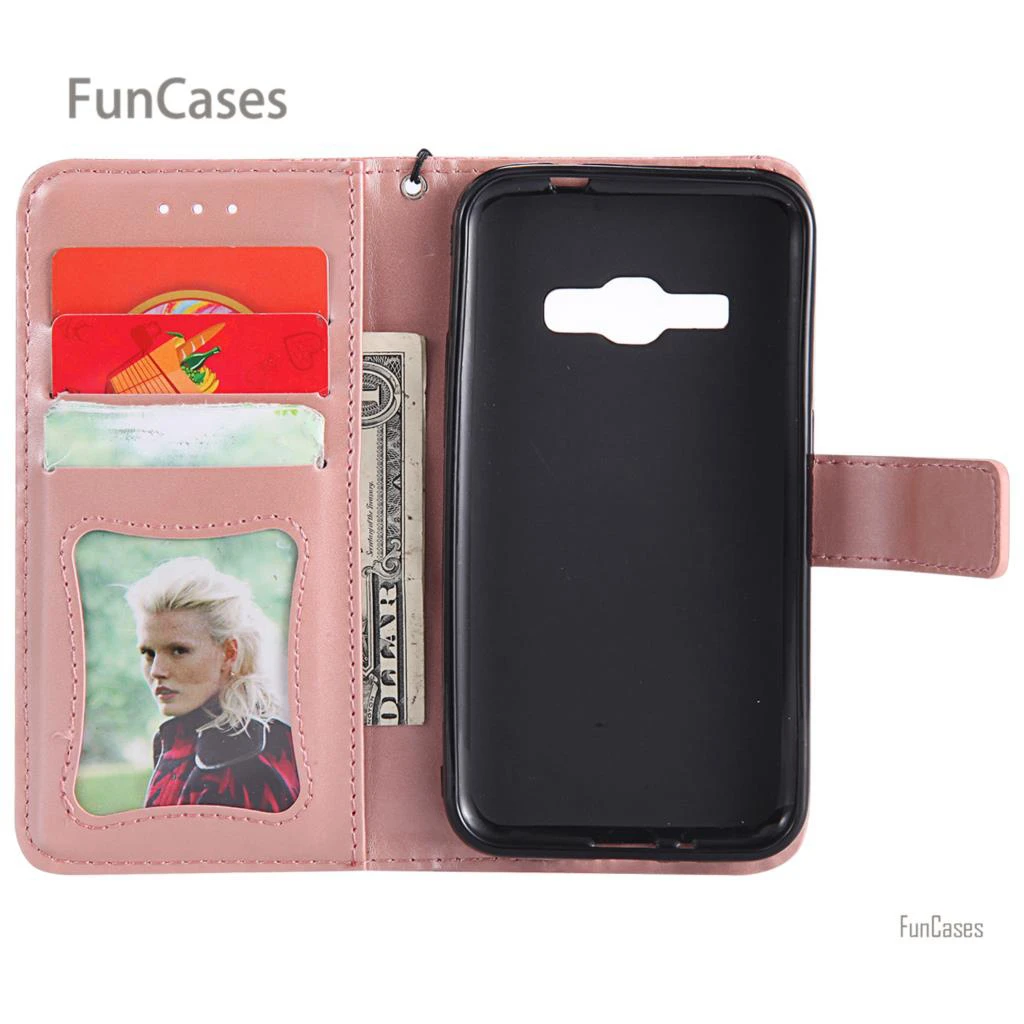 3D Vine чехол на магнитном замке Hoesjes samsung J120 PU кожаный для задней крышки с мраморной