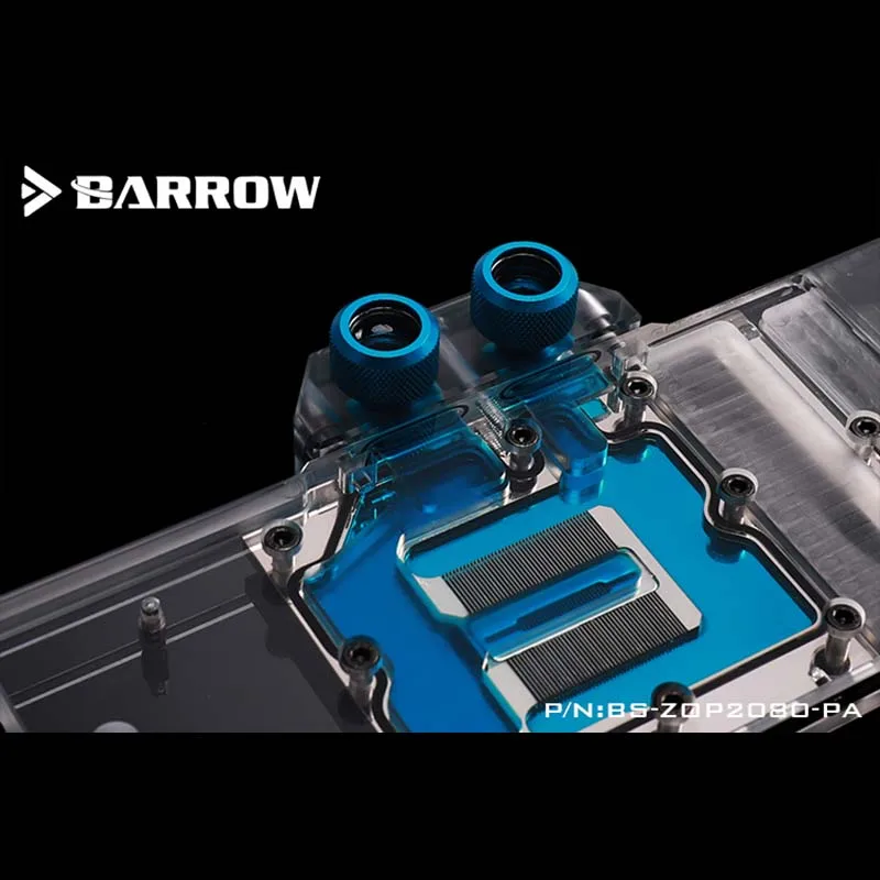 Барроу BS-ZOP2080-PA GPU водный блок для ZOTAC RTX2080 8GD6 Extreme PLUS OC8 полное покрытие графическая