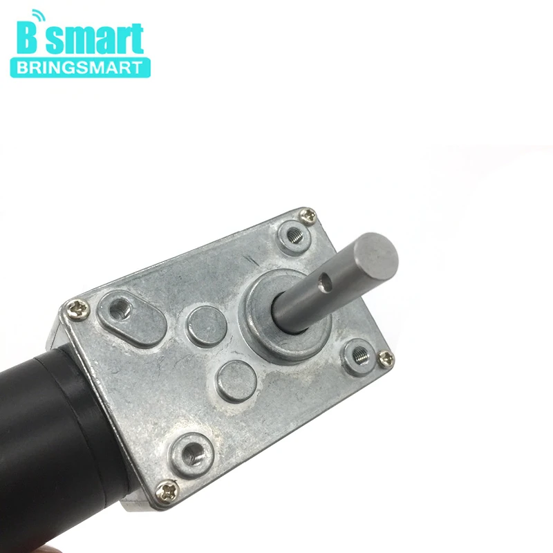 Bringsmart 5840-31zy двойной вал двигателя 24 В DC червячный мотор-редуктор 4 в DC редуктор двигатели с высоким крутящим моментом обратный самозамок для робота