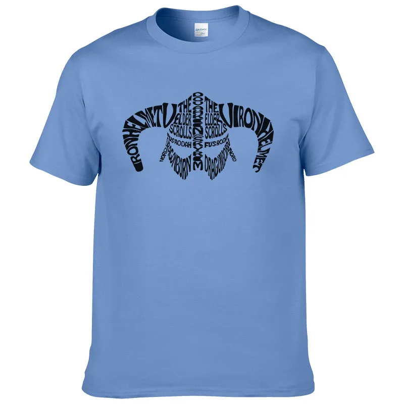 Креативный дизайн Мужская футболка с рисунком старших свитки игры Skyrim 3D футболки