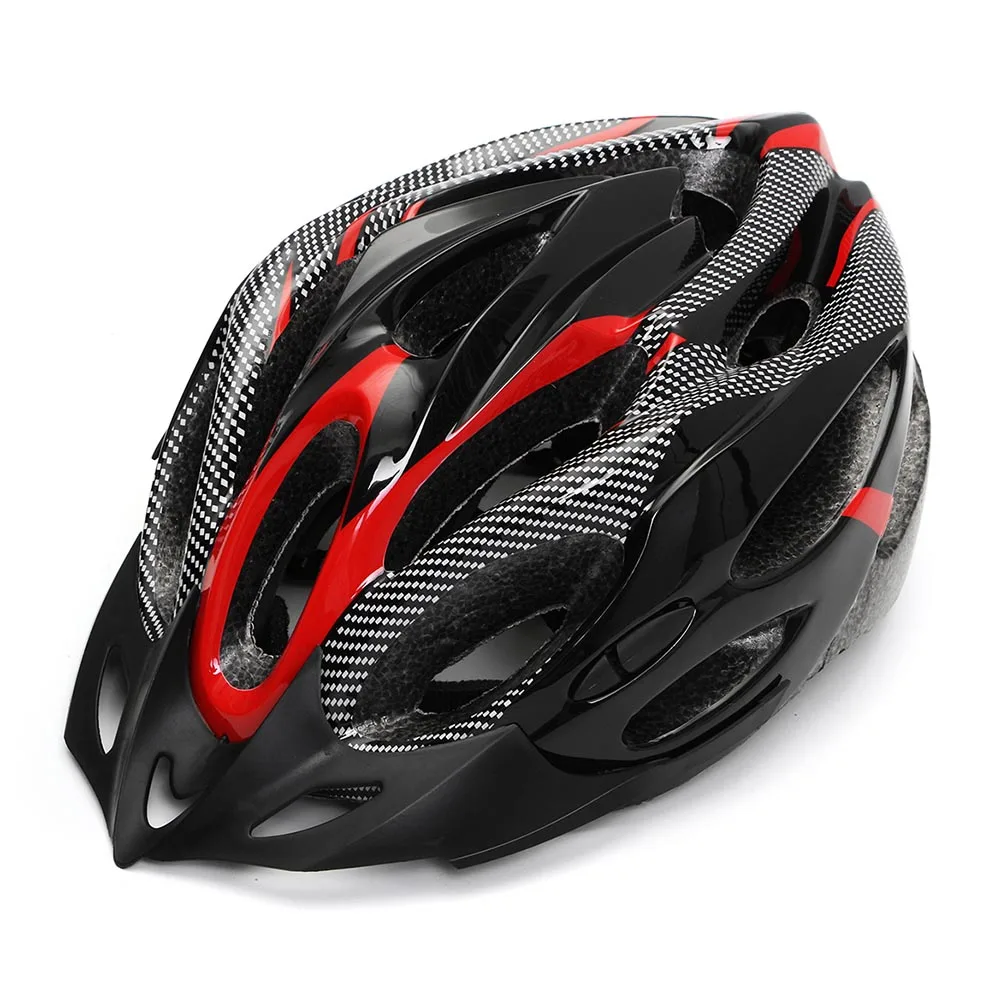 Newly Safety Adjustable Bicycle Bike Adult Helmet Carbon Fibre Cycling Road Mountain Ridding Accessories C55K Sale | Спорт и