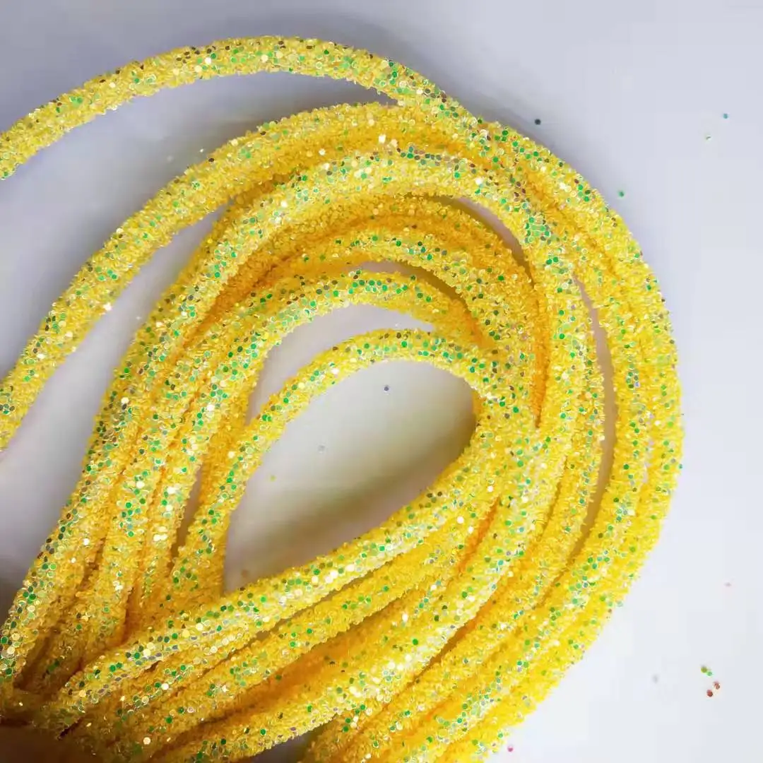 Yellow 3 метра блестки, блестящая нить для обуви, заколки для волос, сумки, колпачки, блестки для рукоделия, аксессуары для украшения - Цвет: Yellow
