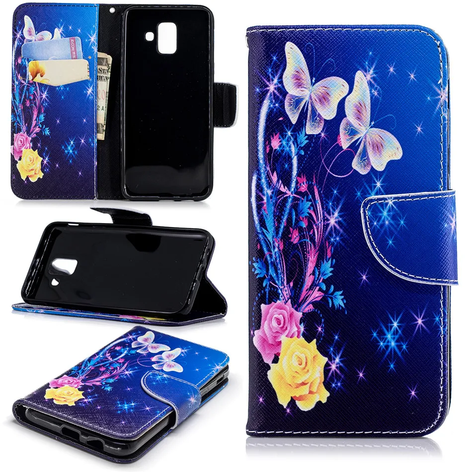 Высокое качество крашеный чехол для samsung Galaxy S10 S10E S9 S8 S7 край j2Pro A6 A7 A8 J4 J6 плюс модные лотоса крышка DP07Z