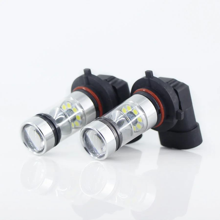 9006 HB4 Пара H11 led H8 противотуманные фары 9005 Автомобильные 9006 дневные лампы для Jeep H16 Противотуманные фары PY24W поворотник PSX24W дальнего света H10 для VW P13W - Испускаемый цвет: 9006 HB4